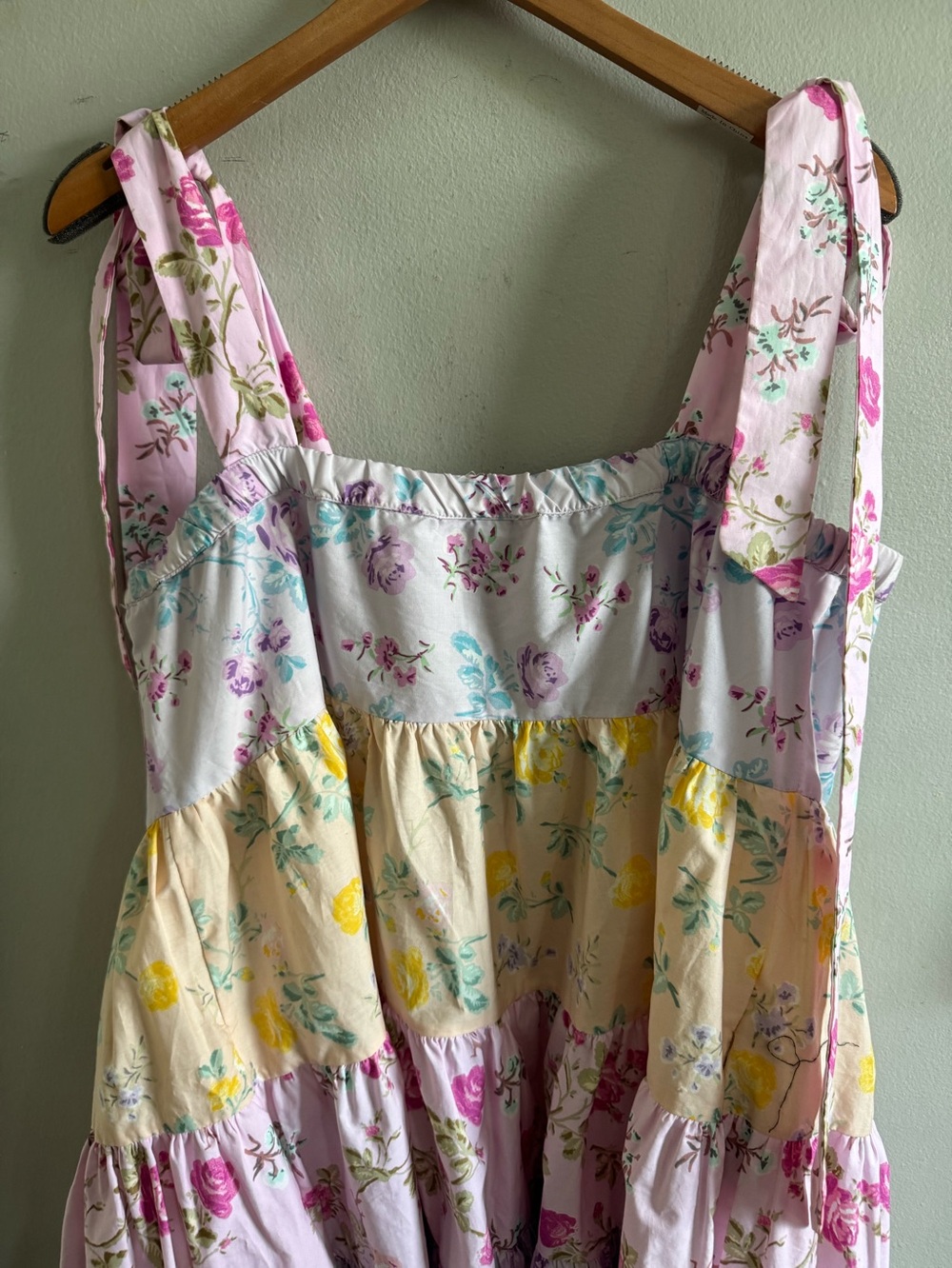 LoveShackFancy xTarget Jeanne Tiered Ruffle Dress Floral size Large - Picture 4 of 7